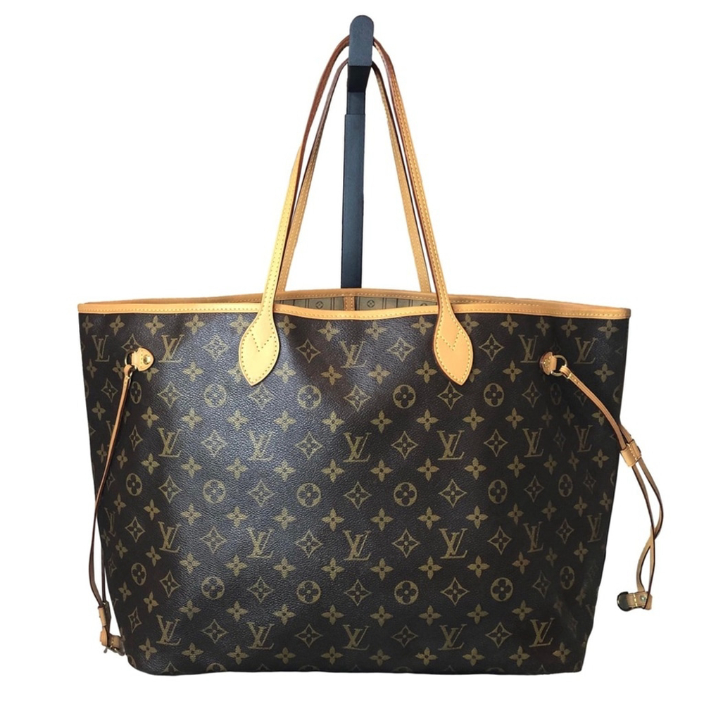 LOUIS VUITTON Monogram Neverfull GM Tote Organizer, LV Dust Bag, COA